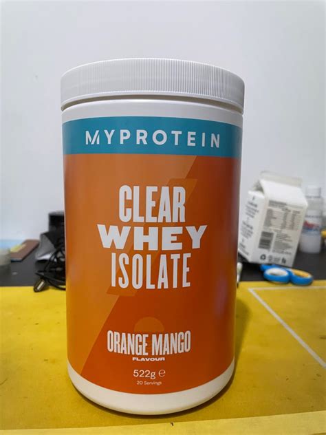 Clear Whey Isolate Orange Mango Health And Nutrition Health Supplements Sports And Fitness