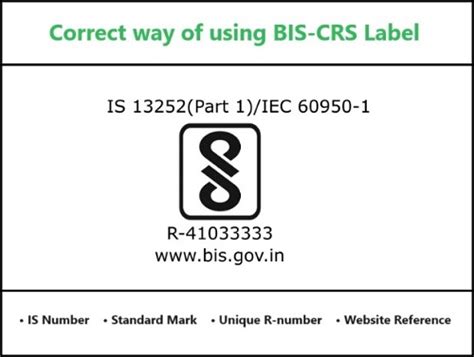 Understanding Bis Crs Labelling Guidelines