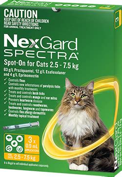 Nexgard Spectra Spot On For Cats Vetsupply