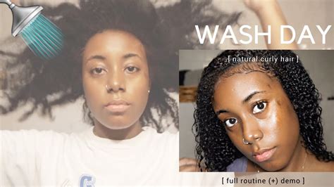 Natural Curly Hair Wash Day Routine Undefined Threadz Tv Youtube