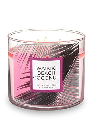 Bath And Body Works Wick Scented Waikiki Beach Coconut Ounce