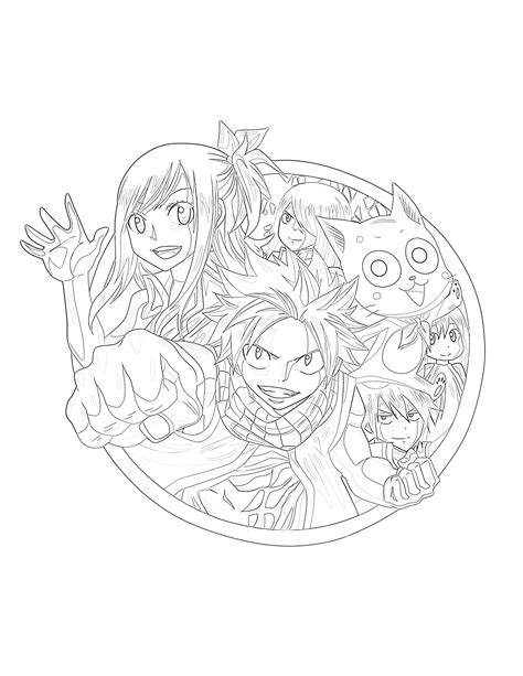 Coloriages Fairy Tail Imprimer