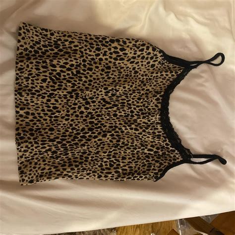 Brandy Melville Cheetah Print Tank Top So Cute Depop