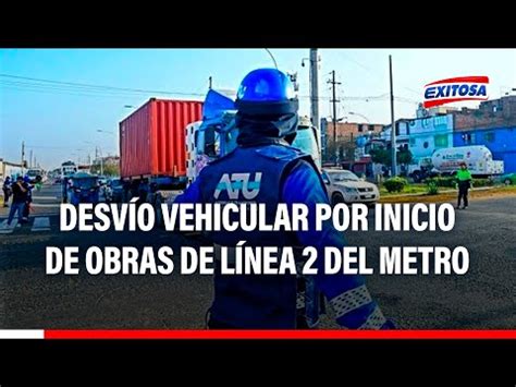 Callao Este De Enero Inicia El Desv O Vehicular Por Inicio De