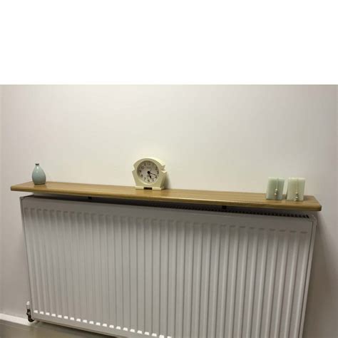 Rounded Radiator Shelf X X Mm Oak Mastershelf