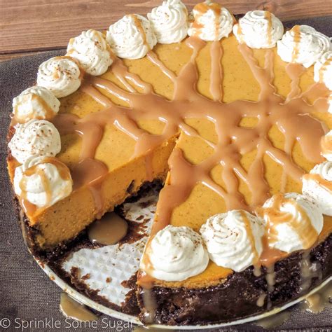 Pumpkin Pie Cheesecake Sprinkle Some Sugar