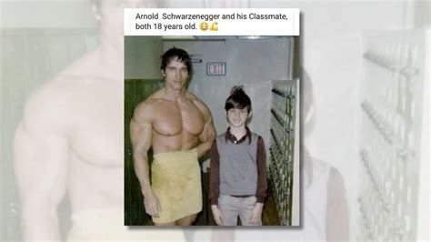 Pic Shows 18-year-old Arnold Schwarzenegger and a Classmate of the Same ...