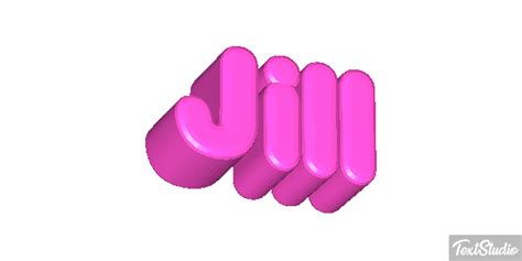 Jill Name Animated GIF Logo Designs