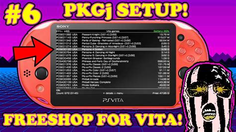 PS Vita CFW Series 6 FREE SHOP FOR VITA PKGj PKGi Setup YouTube