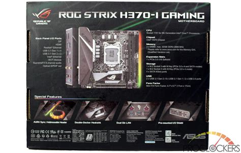 Asus Rog Strix H I Gaming Motherboard Review Updated Gaming