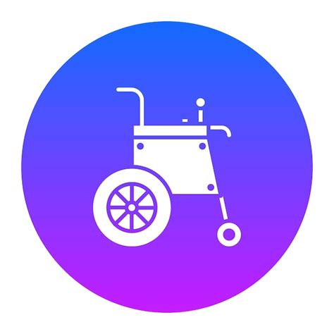 Premium Vector Automatic Wheelchair Vector Illustration