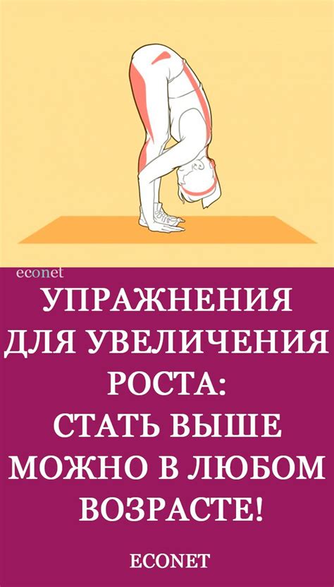 Упражнения для увеличения РОСТА: Стать выше можно в любом возрасте ...