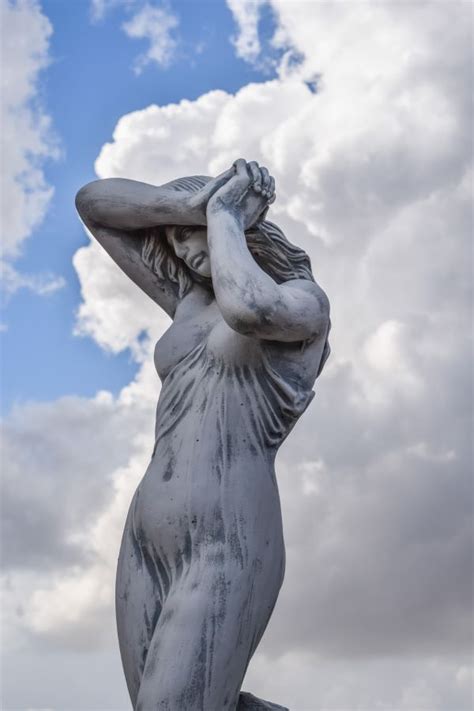 Free Images Tree Cloud Sky Woman Monument Female Statue Greek