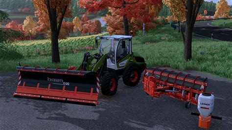 Front loader snow plow Bema 1100 v1.0 FS22 Mod | Farming Simulator 22 Mod