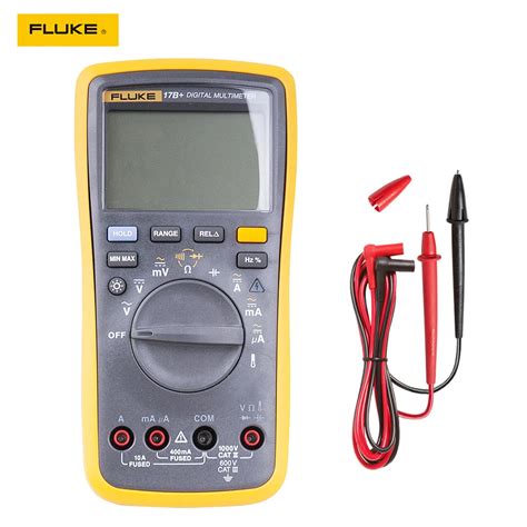 Fluke 17b Auto Range Digital Probe Multimeter Meter Temperature