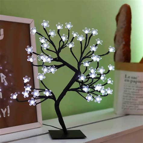 Bonsai Tree Light Artificial Tree Led Flower Cherry Blossom