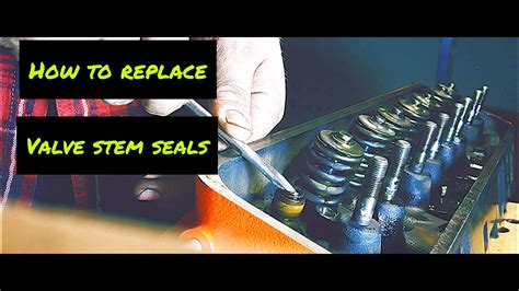 How To Replace Valve Stem Seals Honda Vtec Engine Valve Stem