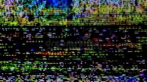 Vhs Defects Noise And Artifacts Glitches From The Old Vhs Tape