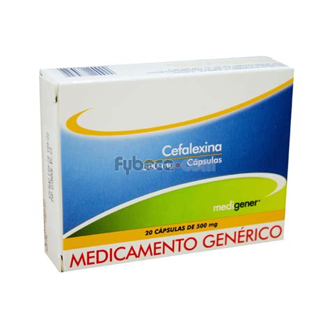 Cefalexina Mg Medigener Por Unidad Fybeca