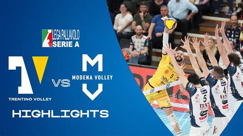 Trentino Vs Modena Highlights Superlega Round 3 Of The