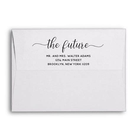 The Future Mr Mrs Wedding Envelope Zazzle Wedding Envelopes