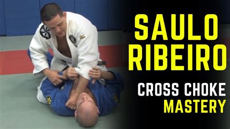 How To Finish From Mount With The Cross Choke By Bjj Legend Saulo