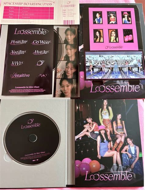 Loossemble 1st mini album 🪐 Dream ver. 🖤💗 | Mini albums, Album, Date