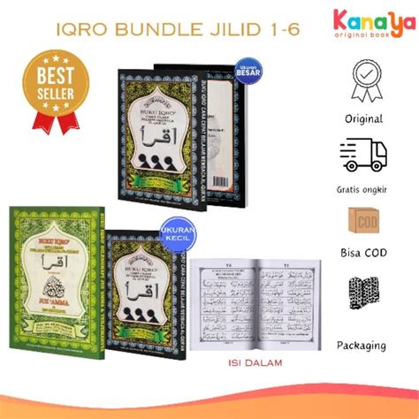 Jual Buku Iqro Besar Kecil Bundel Lengkap Jilid Iqra Juz Amma Dan