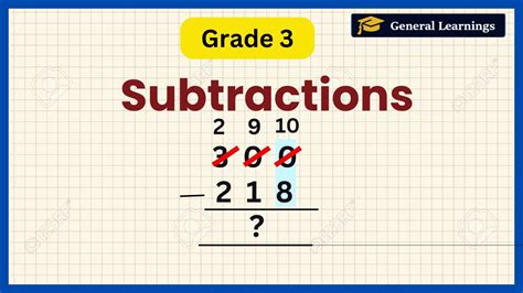 Subtraction Of Digit Numbers With Borrowing Learn How To Subtract