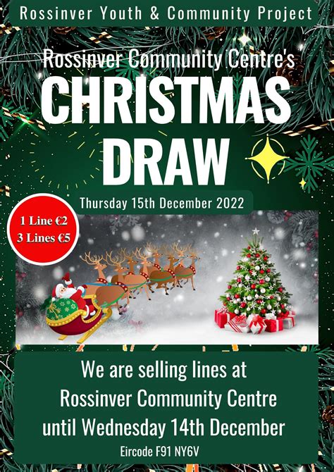 Christmas Draw Rossinver Youth And Community Project