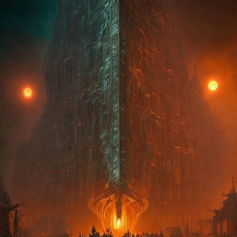 Sauron Eye Tower Upsidedown by FemaleFreedom on DeviantArt