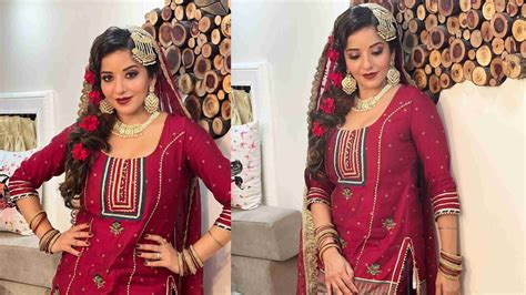 Monalisa Wishes Eid Mubarak Turns Diva In Sharara Iwmbuzz