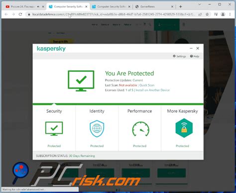 Kaspersky Your Pc Is Infected With Viruses Pop Up Scam Removal