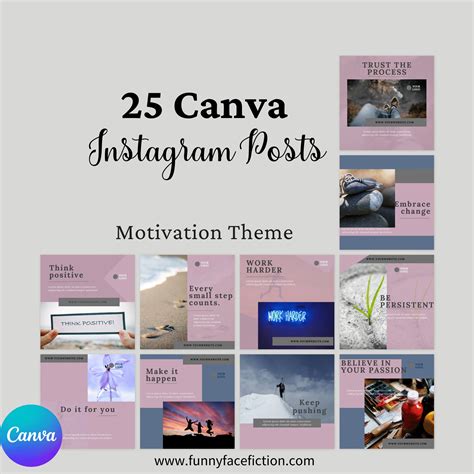 Canva Instagram Templates For Writers Canva Instagram Post Etsy