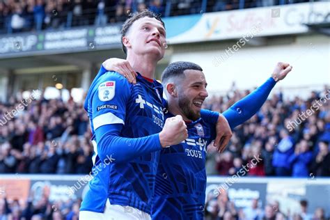 Connor Chaplin Ipswich Town 10 Celebrates Editorial Stock Photo Stock