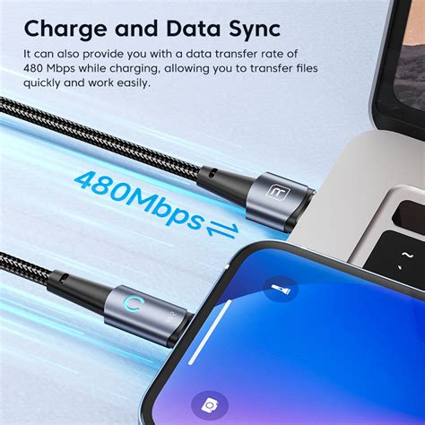 Toocki Kabel Data Type C To Lightning Fast Charging Braided 3A 20W 1M