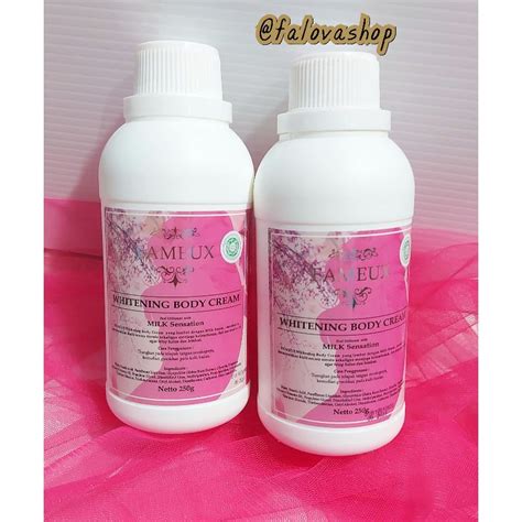 Jual Original Fameux Whitening Body Cream Ml Shopee Indonesia