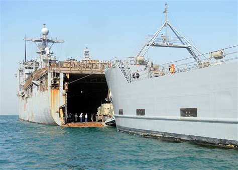 The Amphibious Dock Landing Ship USS Carter Hall Performs NARA