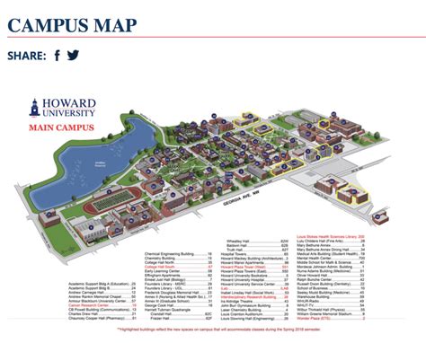 Howard University Campus Map Birthday Quotes For Best Friend