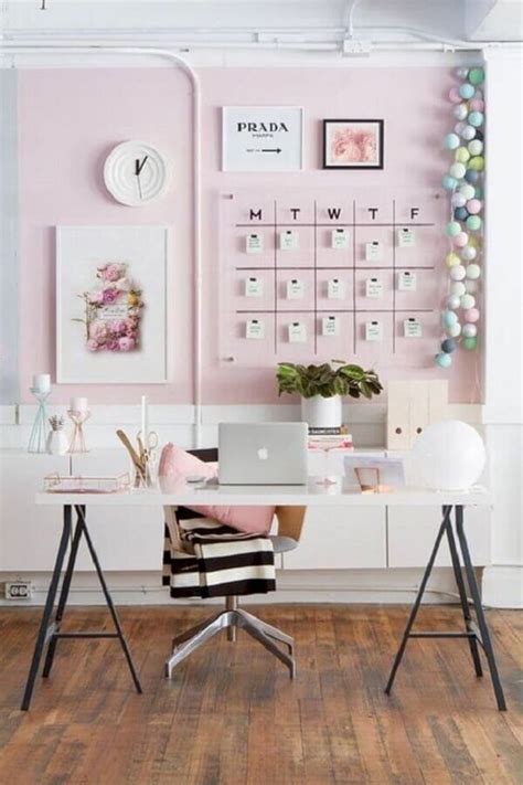 Home Office Como Organizar E Decorar Modelos Lindos Pink Office