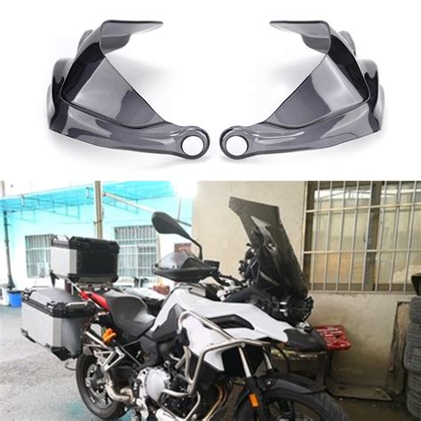 Gray Pcs Motorcycle Handguard Hand Shield Protector Windshield Fit For