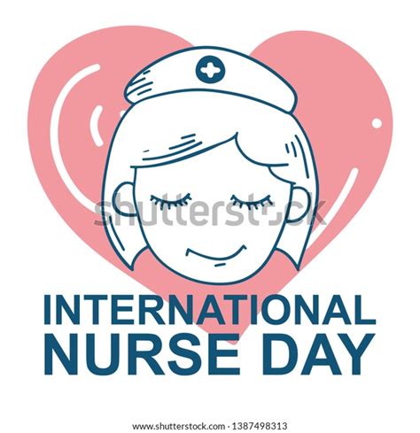 International Nurses Day 2019 Theme Vector De Stock Libre De Regalías 1387498313 Shutterstock