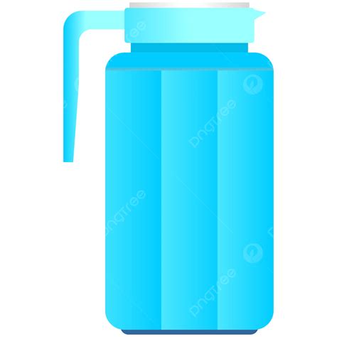 Mineral Blue Water Bottle Vector Mineral Water Water Bottle Icon