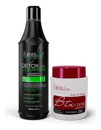 Btox Argan Oil Forever Liss 250g Shampoo Detox 500g Parcelamento