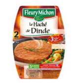 Le haché à la dinde Fleury michon 100g Calories 150 kCal