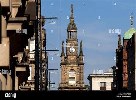 United Kingdom Scotland Glasgow Downtown St George Street Stock