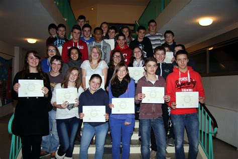 Craponne sur Arzon Une remise de diplômes au collège des Hauts de lArzon