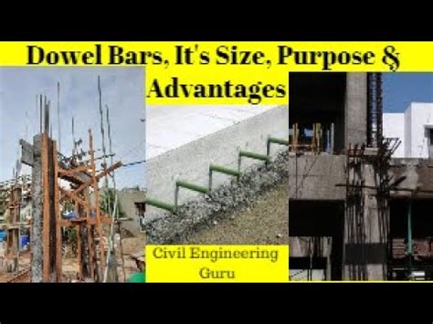 What Is Dowel Bar In Construction Dowel Bars In Civil Engineering