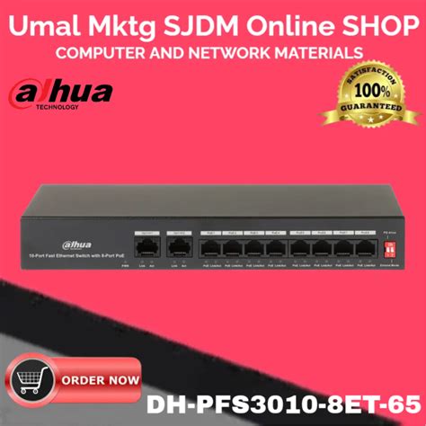 Dahua Dh Pfs Et Port Unmanaged Desktop Switch With Port