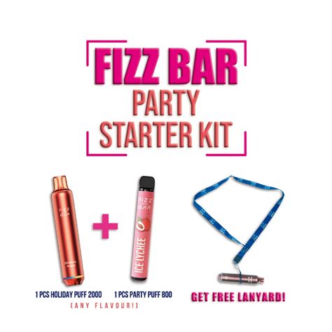 Jual Fizz Bar Disposable Party Starter Kit Shopee Indonesia